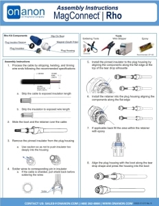 MagConnect Rho Assembly Instructions